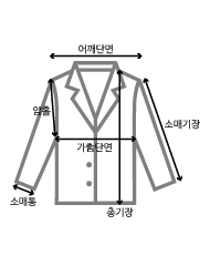 사이즈 차트 가이드 이미지