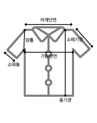 사이즈 차트 가이드 이미지